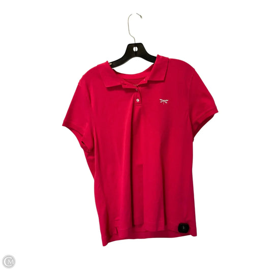 Top Short Sleeve Basic By Talbots In Pink, Size: Xl