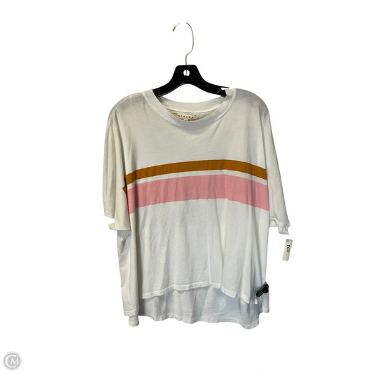 Top Short Sleeve Basic By Clothes Mentor In White, Size: M