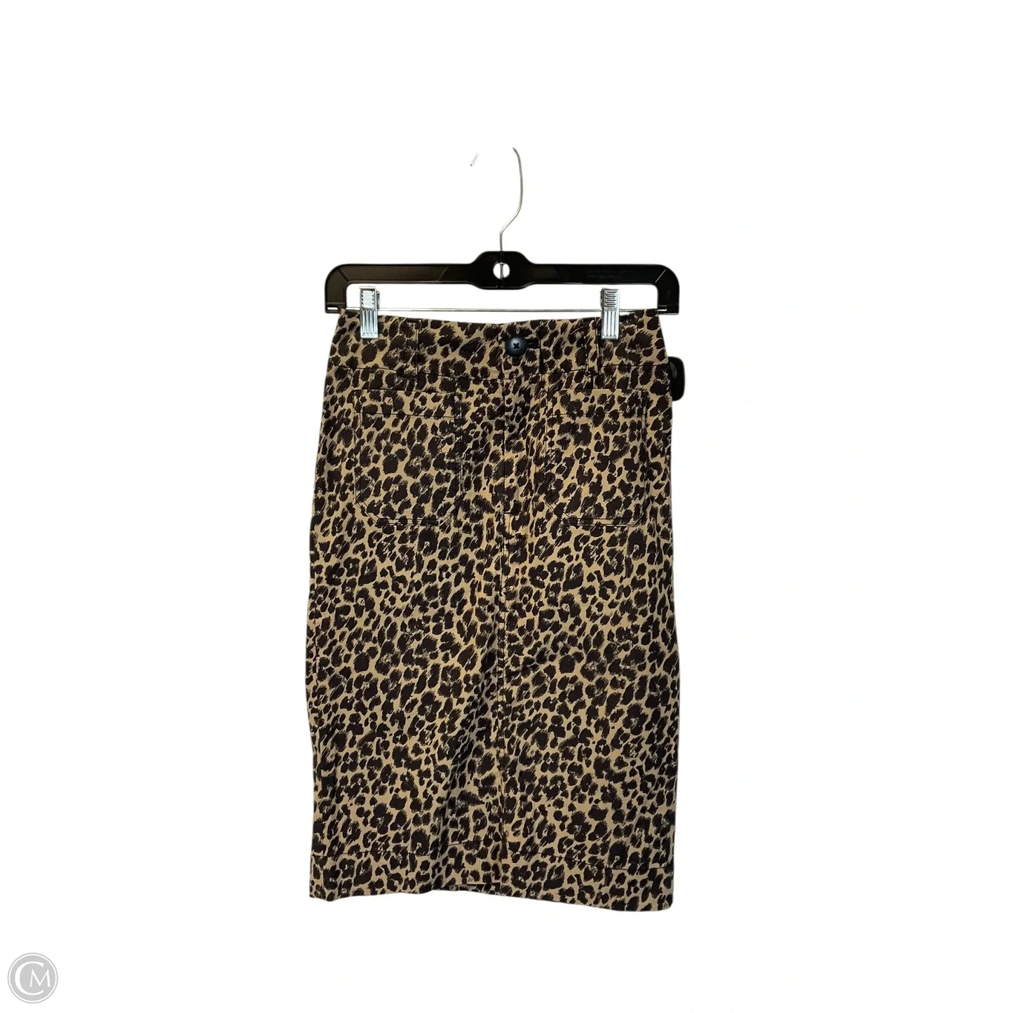 Skirt Mini & Short By Maeve In Animal Print, Size: Xxs