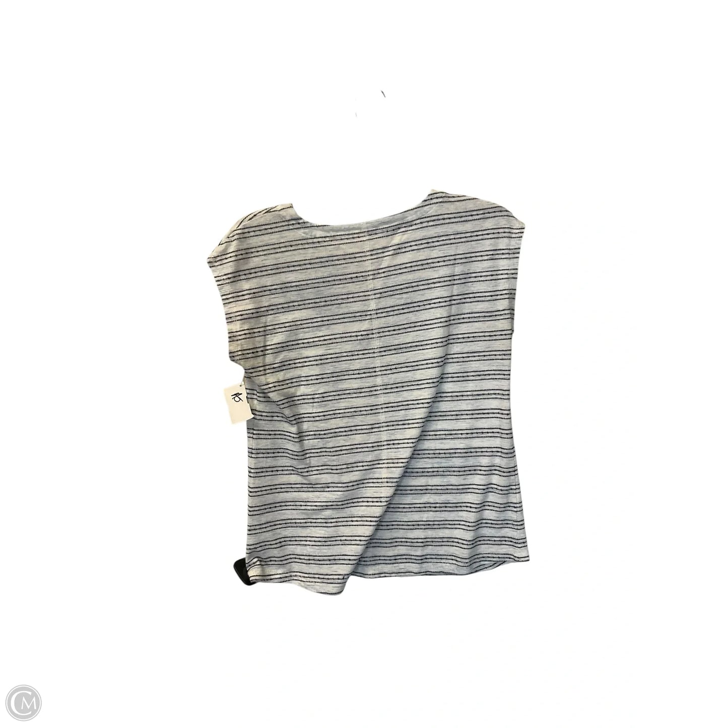 Top Short Sleeve Basic By Talbots In Striped Pattern, Size: S