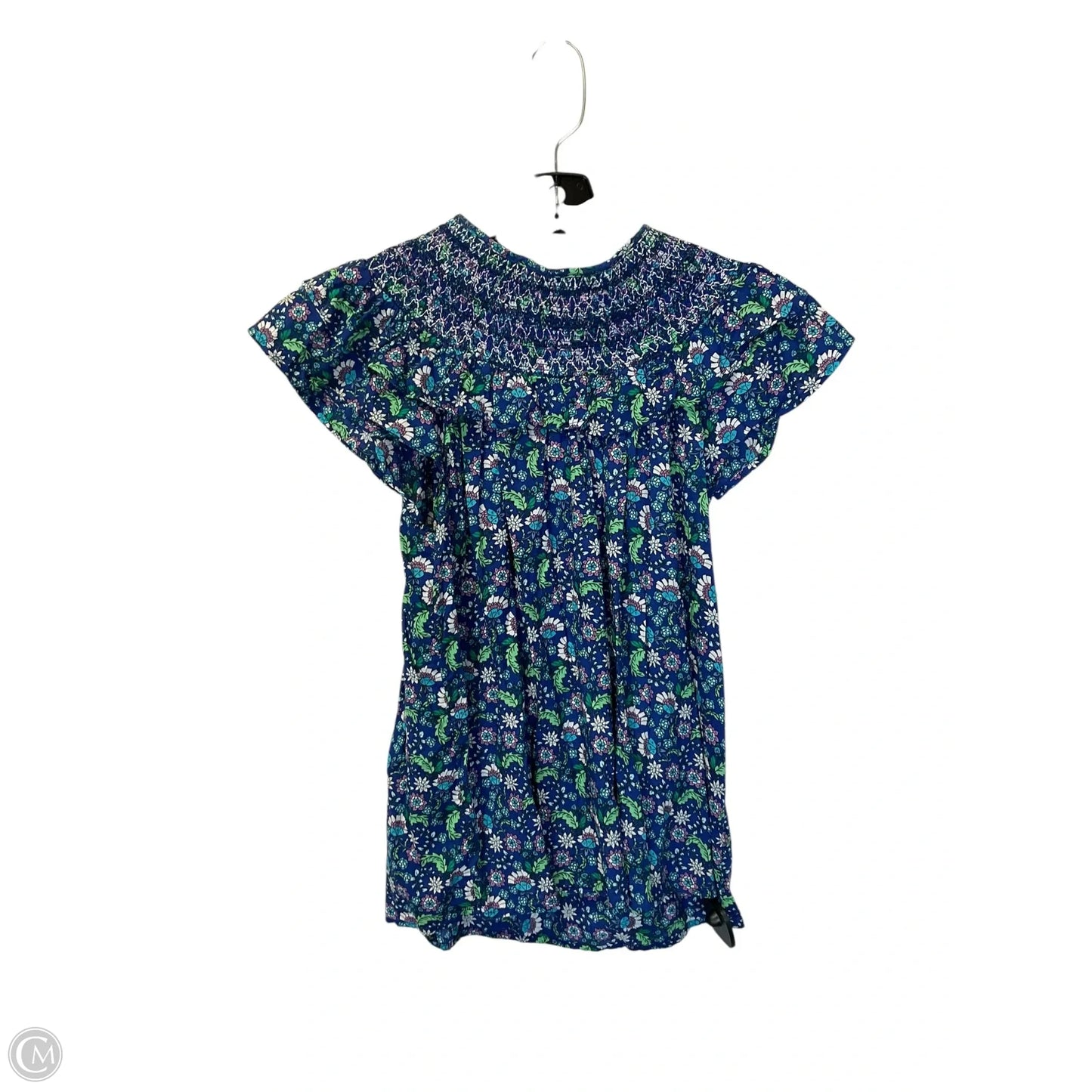 Top Short Sleeve By Loft In Blue, Size: M