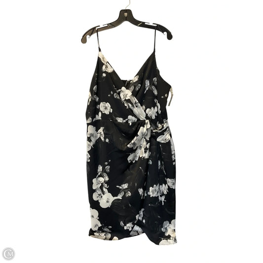 Dress Party Short By Worthington In Floral Print, Size: Xl