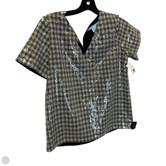 Top Short Sleeve By Draper James In Grey, Size: S