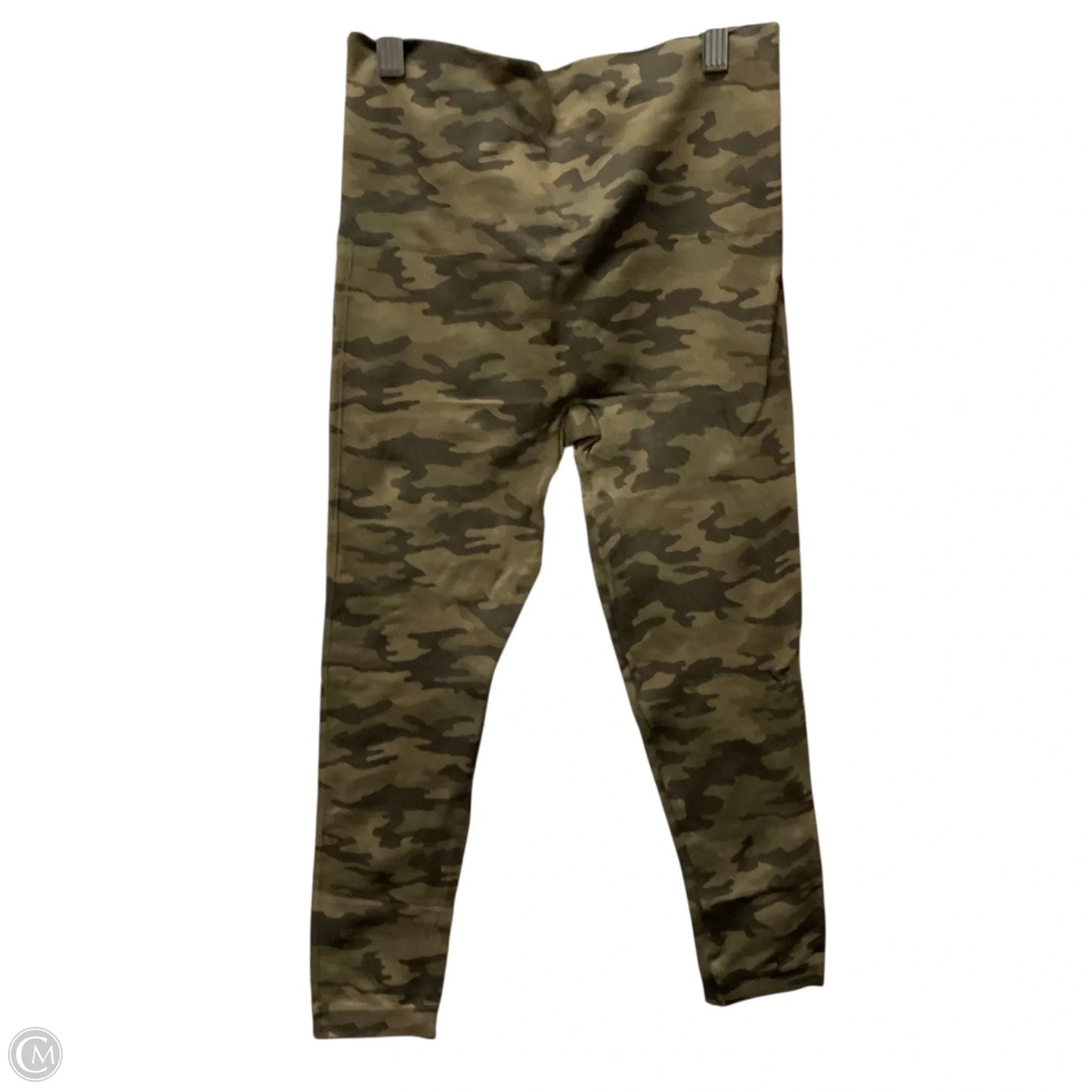 Athletic Leggings By Spanx In Camouflage Print, Size: M