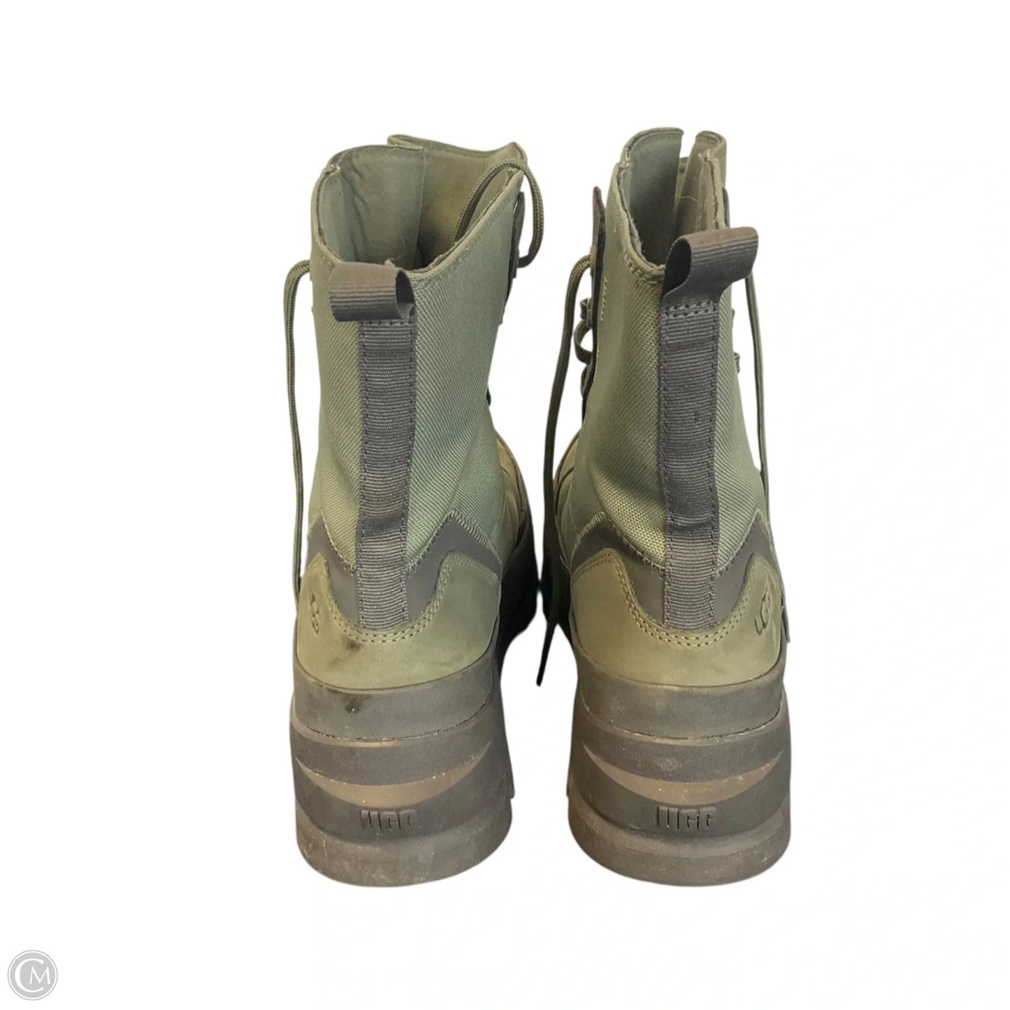 Boots Designer By Ugg In Green, Size: 7