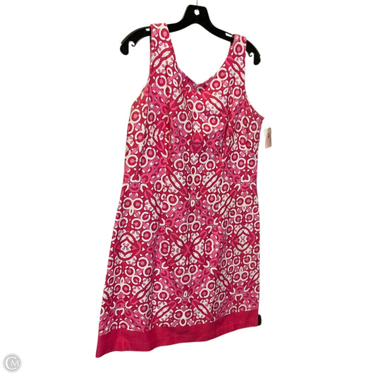Dress Casual Short By Just Taylor In Pink, Size: L