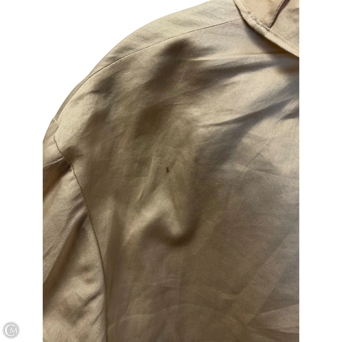 Top Long Sleeve By Talbots In Tan, Size: 14