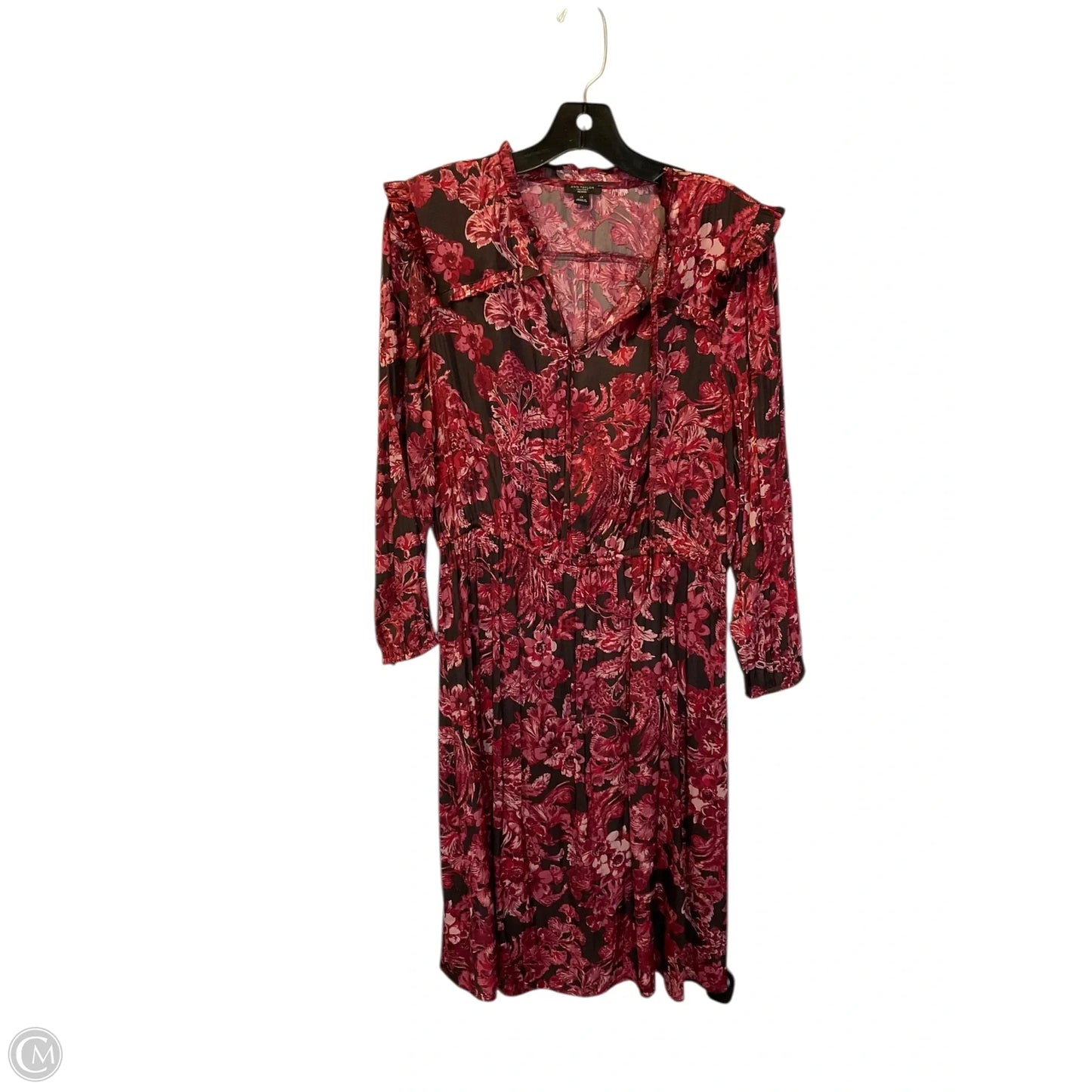 Dress Casual Short By Ann Taylor In Floral Print, Size: L
