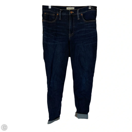 Jeans Skinny By Madewell In Blue Denim, Size: 10