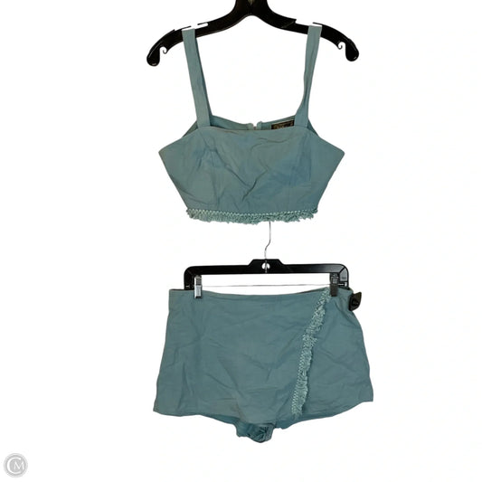 Shorts Set By Blue Blush In Blue, Size: L