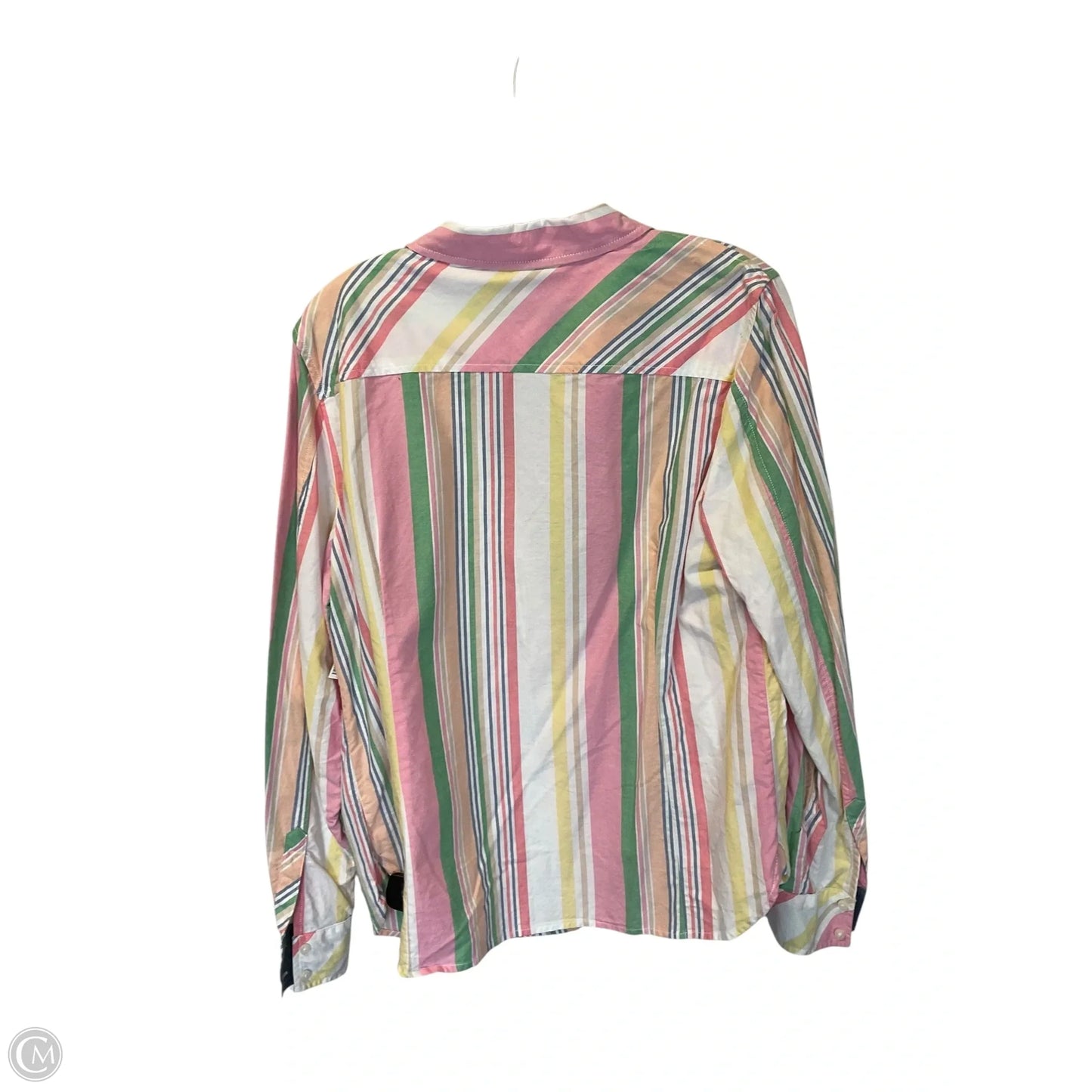 Top Long Sleeve Basic By Tommy Hilfiger In Striped Pattern, Size: Xl
