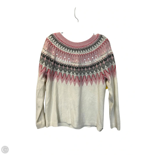 Sweater By Talbots In Pink, Size: L