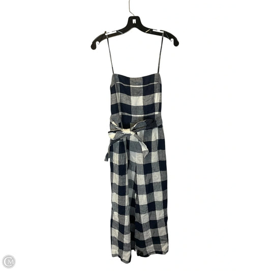 Jumpsuit By J. Crew In Blue & White, Size: 8