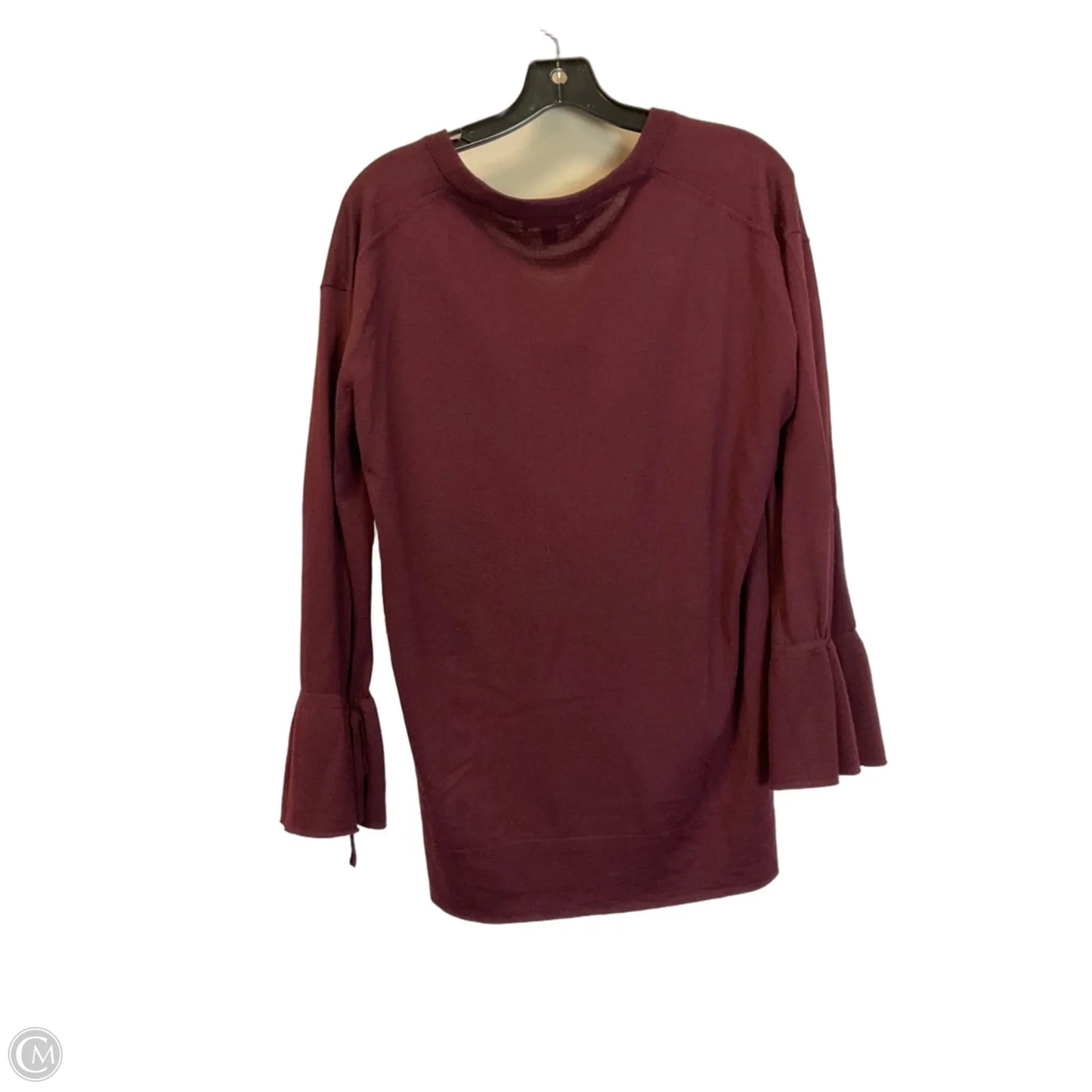 Top Long Sleeve Basic By J. Crew In Red, Size: M