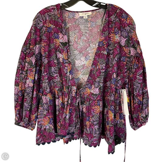 Top Long Sleeve By Target-designer In Purple, Size: Xl