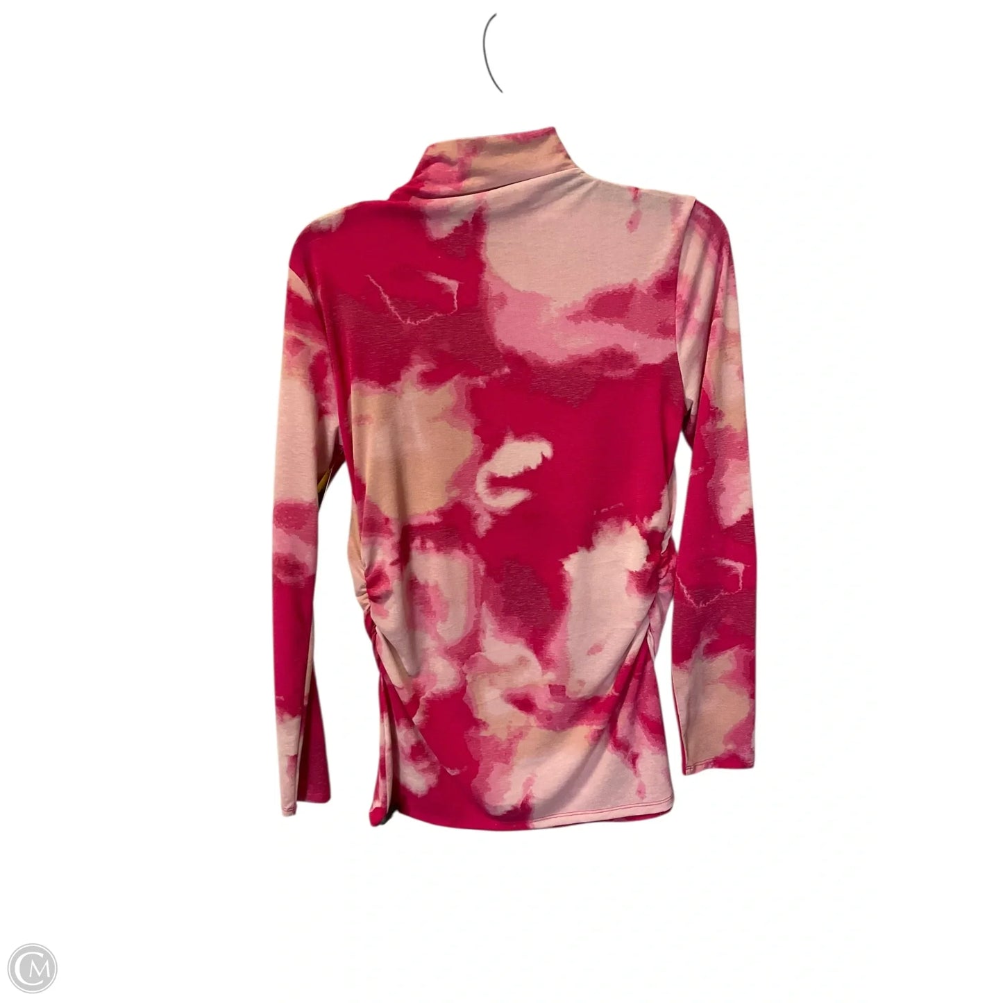 Top Long Sleeve Basic By Nine West Apparel In Pink, Size: M