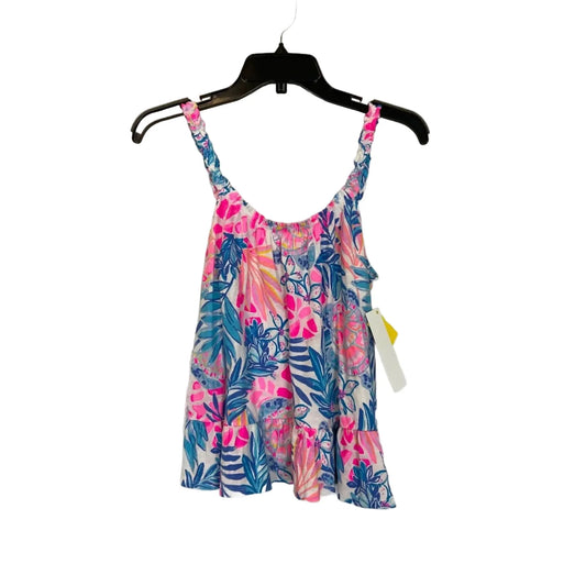 Top Sleeveless Designer By Lilly Pulitzer In Blue, Size: Xs