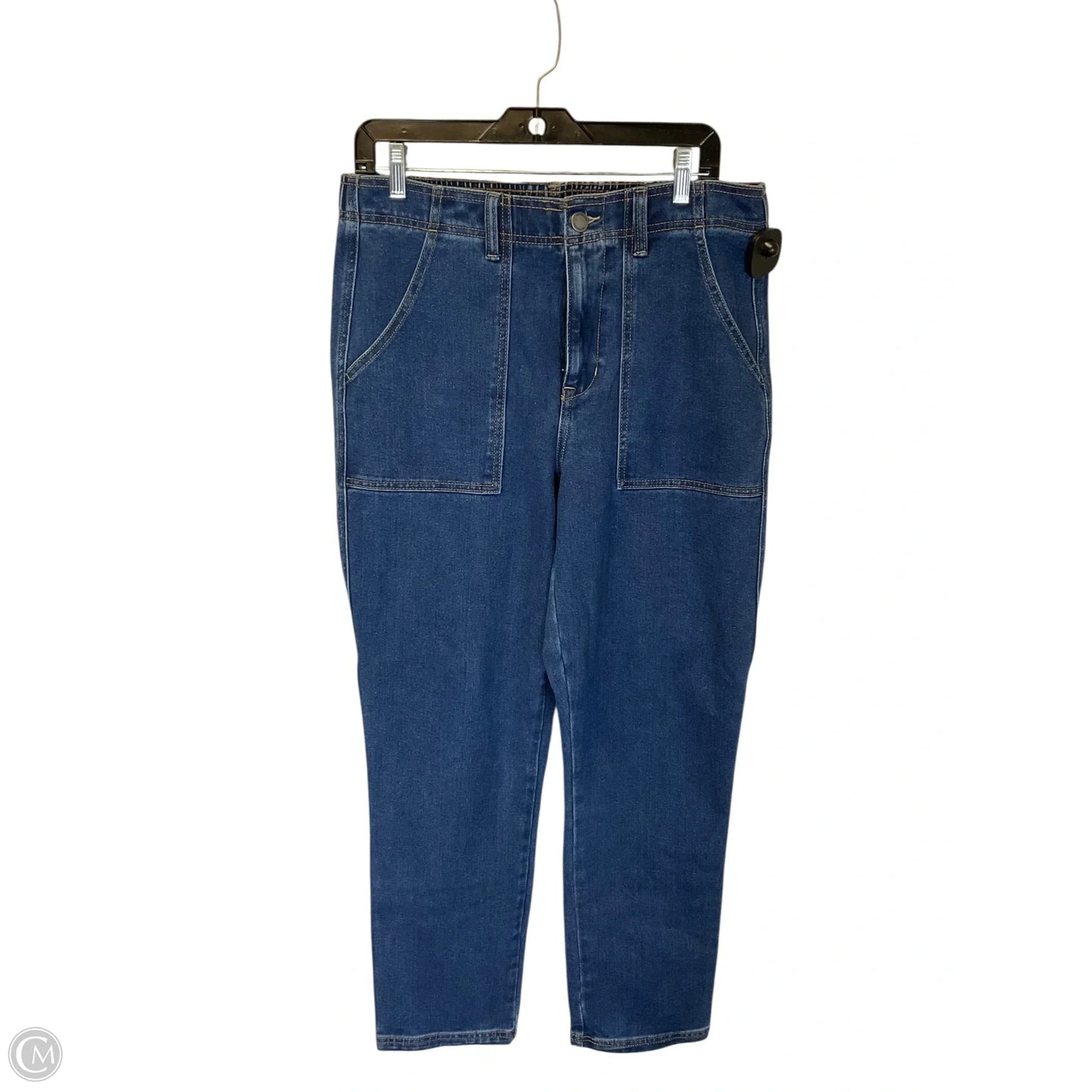 Jeans Straight By Recreations In Blue Denim, Size: M
