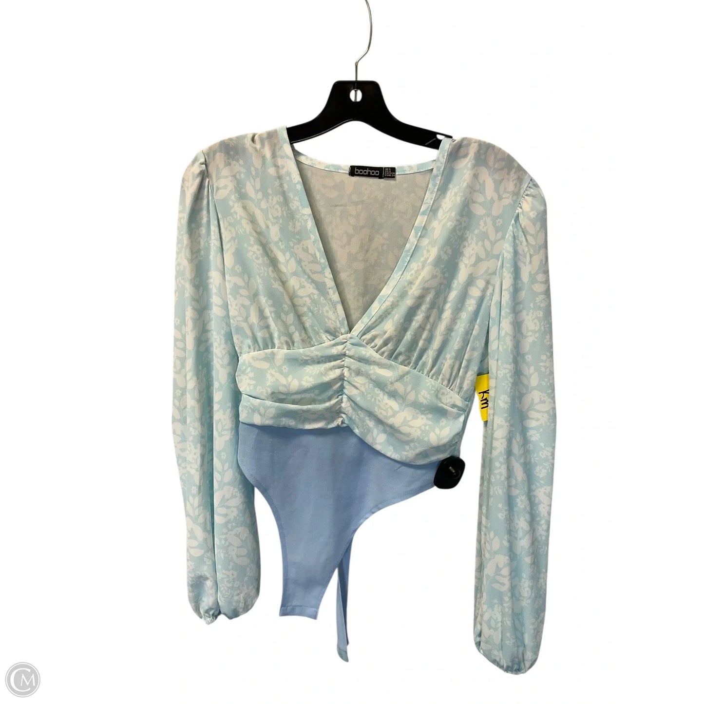 Bodysuit By Boohoo Boutique In Blue, Size: 4