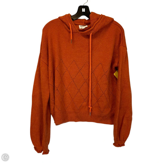 Sweatshirt Hoodie By &merci In Orange, Size: M