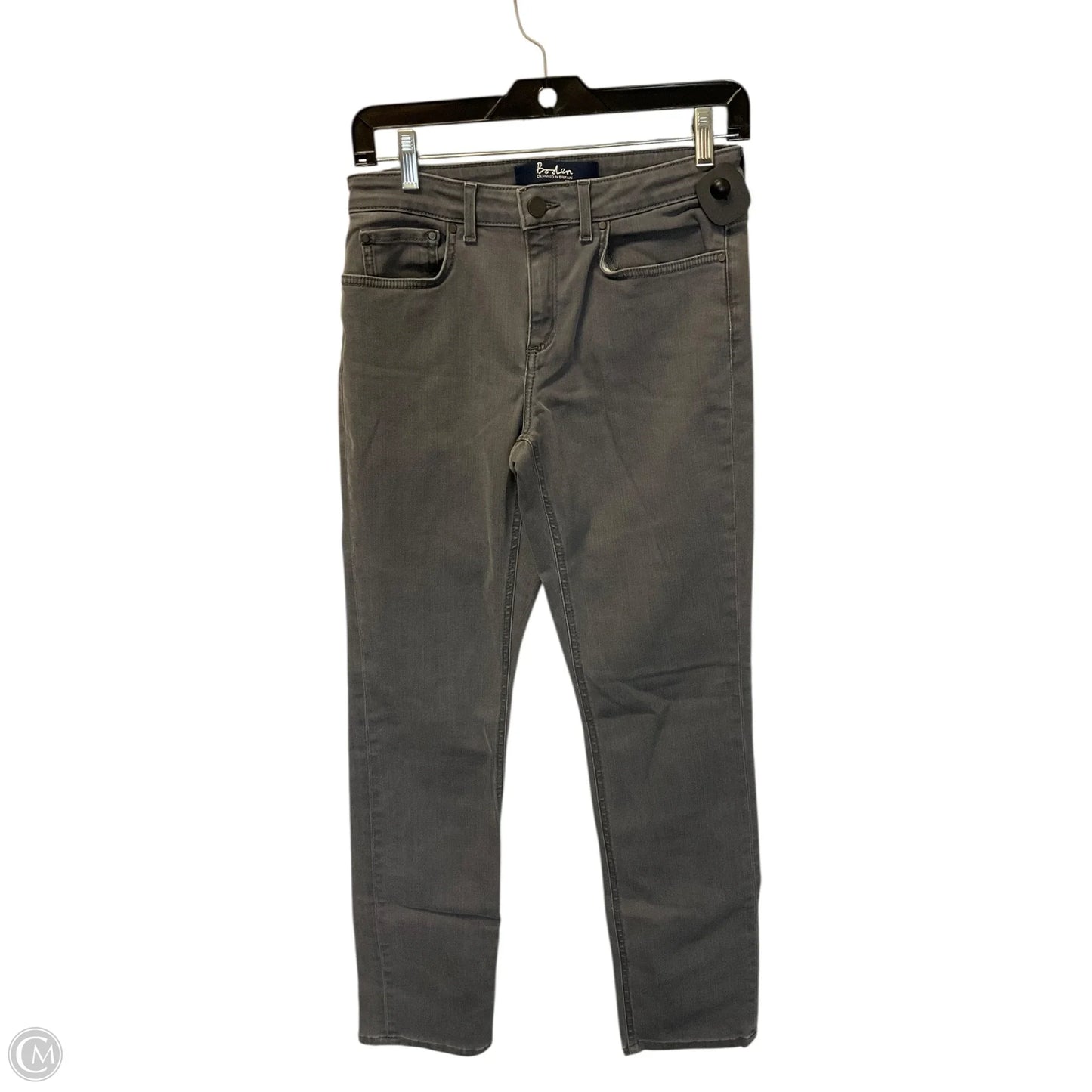 Jeans Straight By Boden In Grey Denim, Size: 6