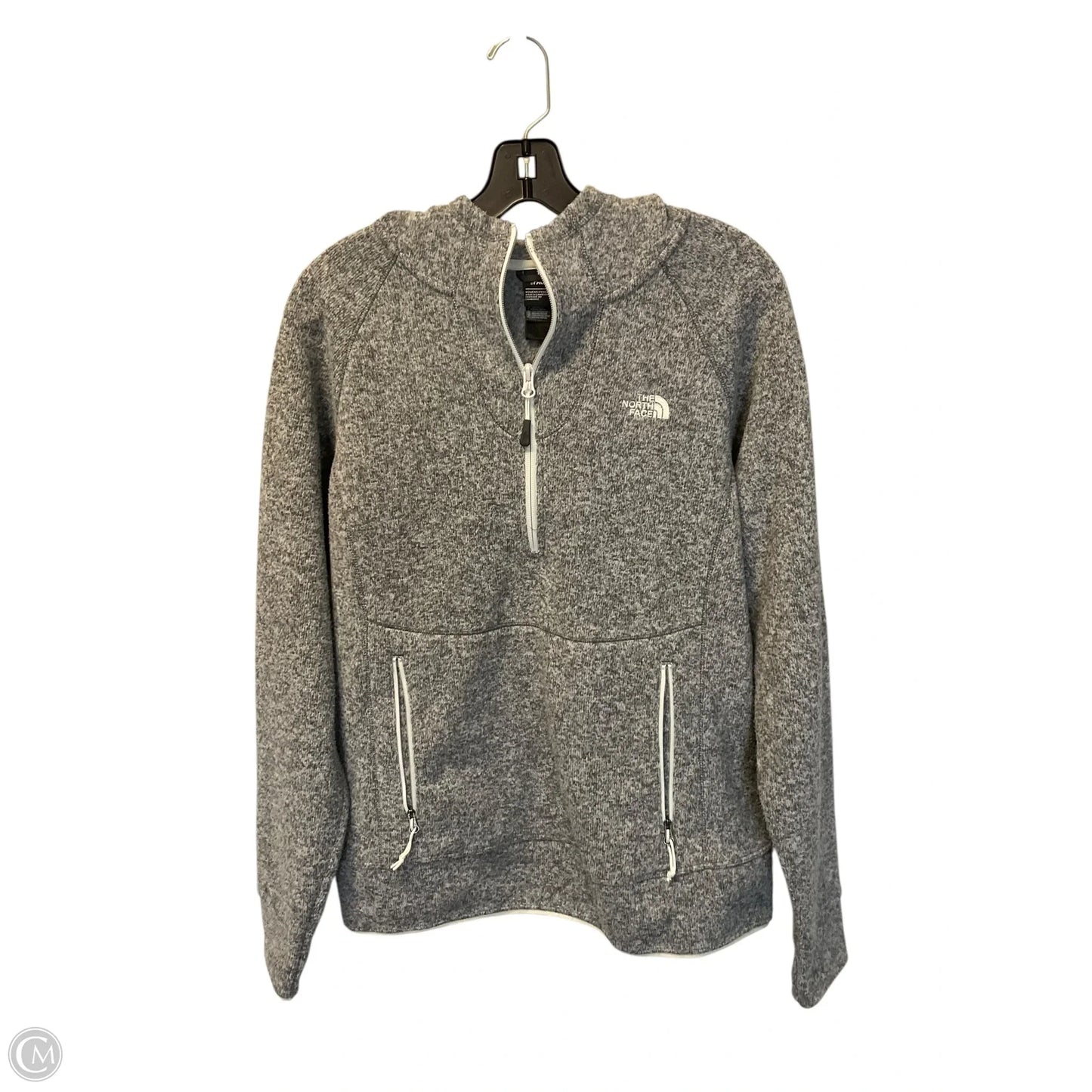 Sweatshirt Hoodie By The North Face In Grey, Size: L