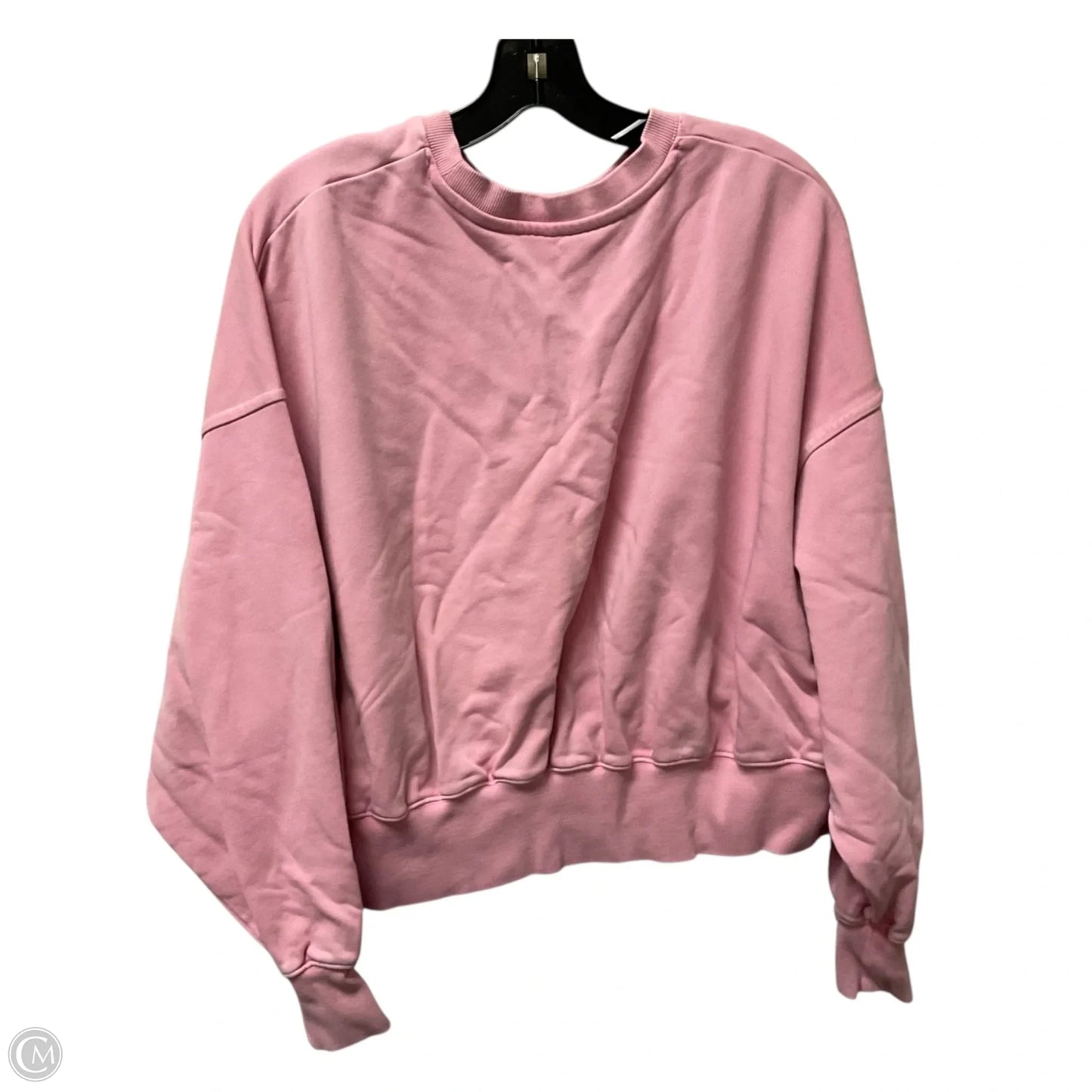 Sweatshirt Crewneck By Fabletics In Pink, Size: S