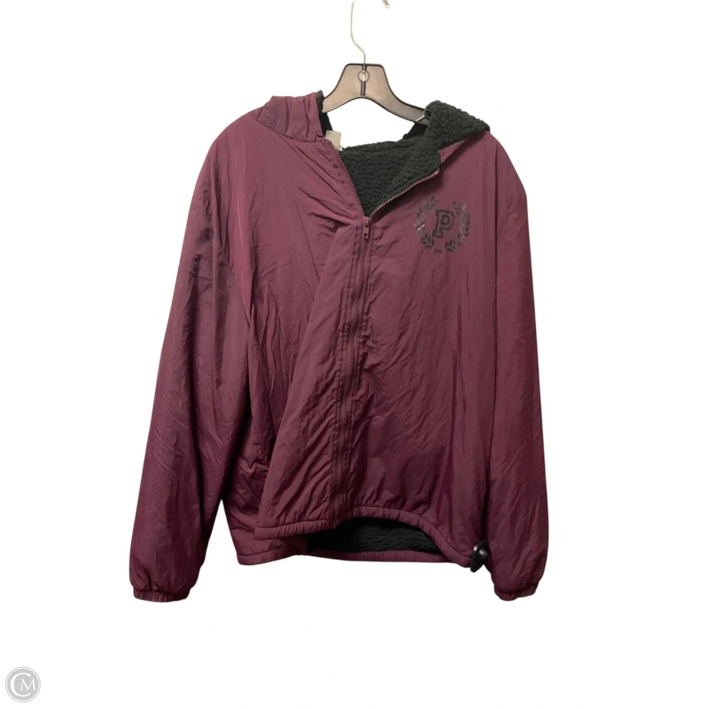 Jacket Faux Fur & Sherpa By Pink In Purple, Size: M