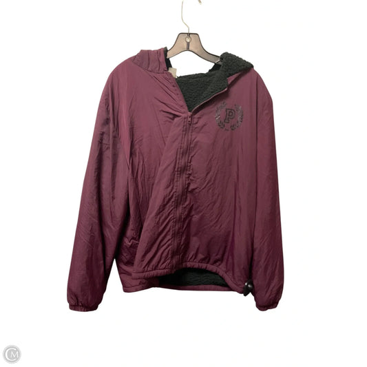 Jacket Faux Fur & Sherpa By Pink In Purple, Size: M