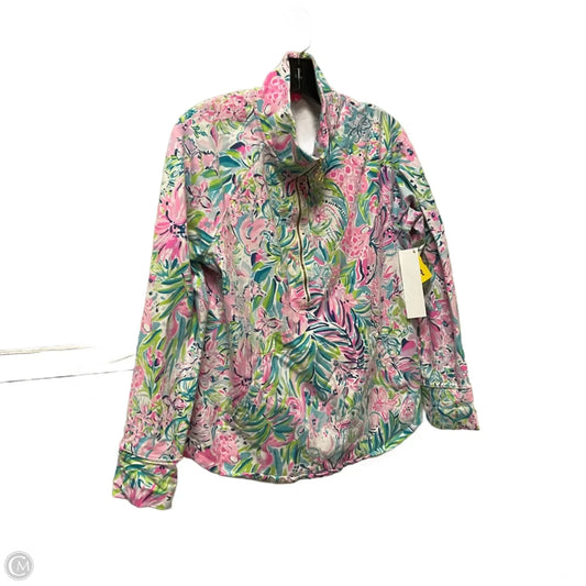 Top Long Sleeve Designer By Lilly Pulitzer In Multi-colored, Size: L