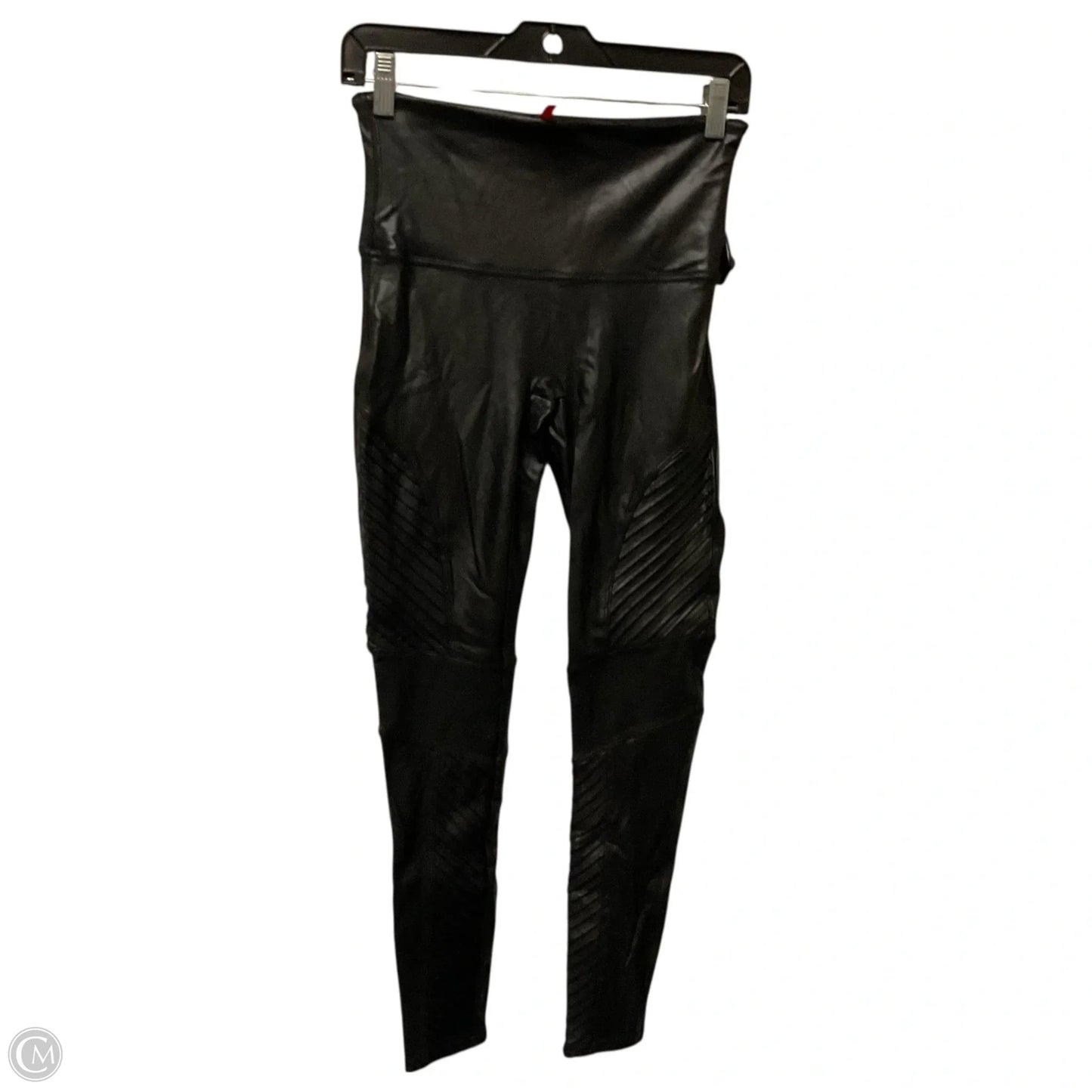Athletic Leggings By Spanx In Black, Size: L