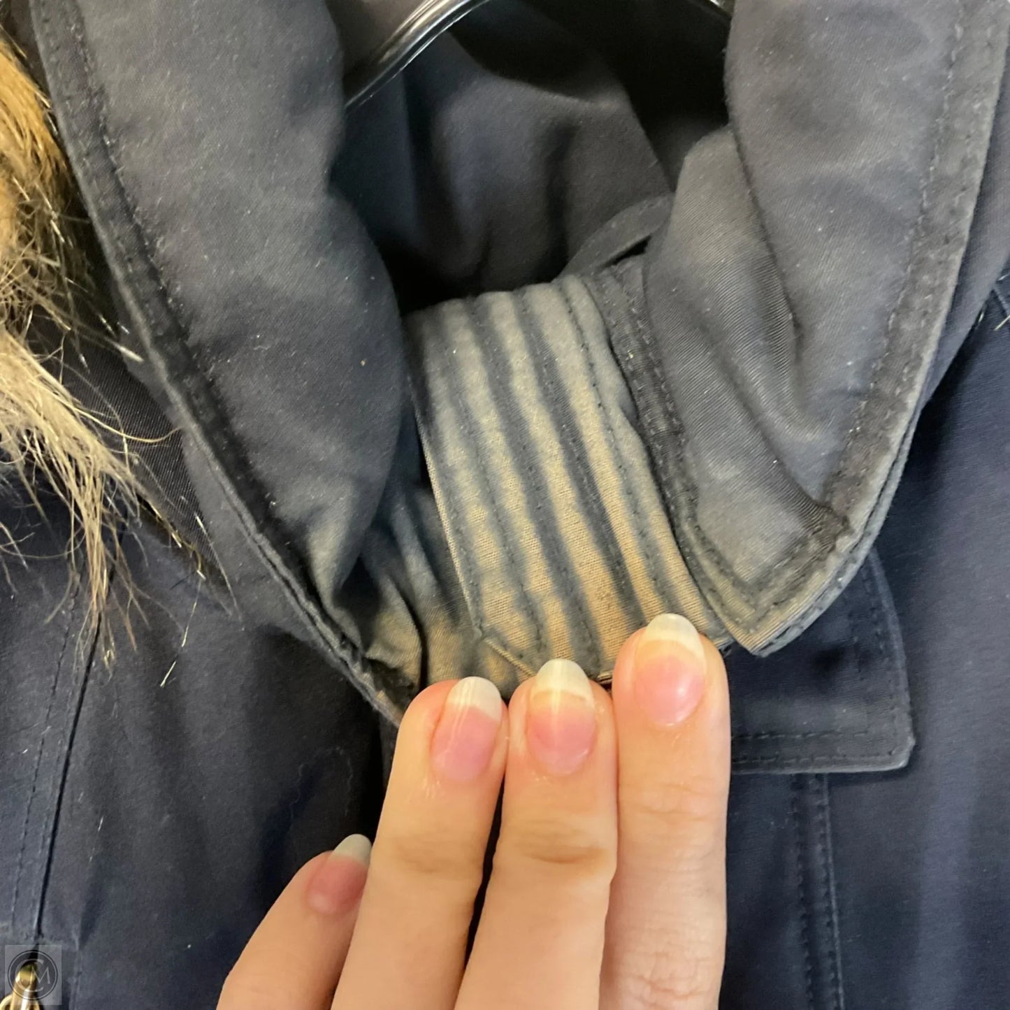 Coat Trench Coat By Michael By Michael Kors In Navy, Size: Xs