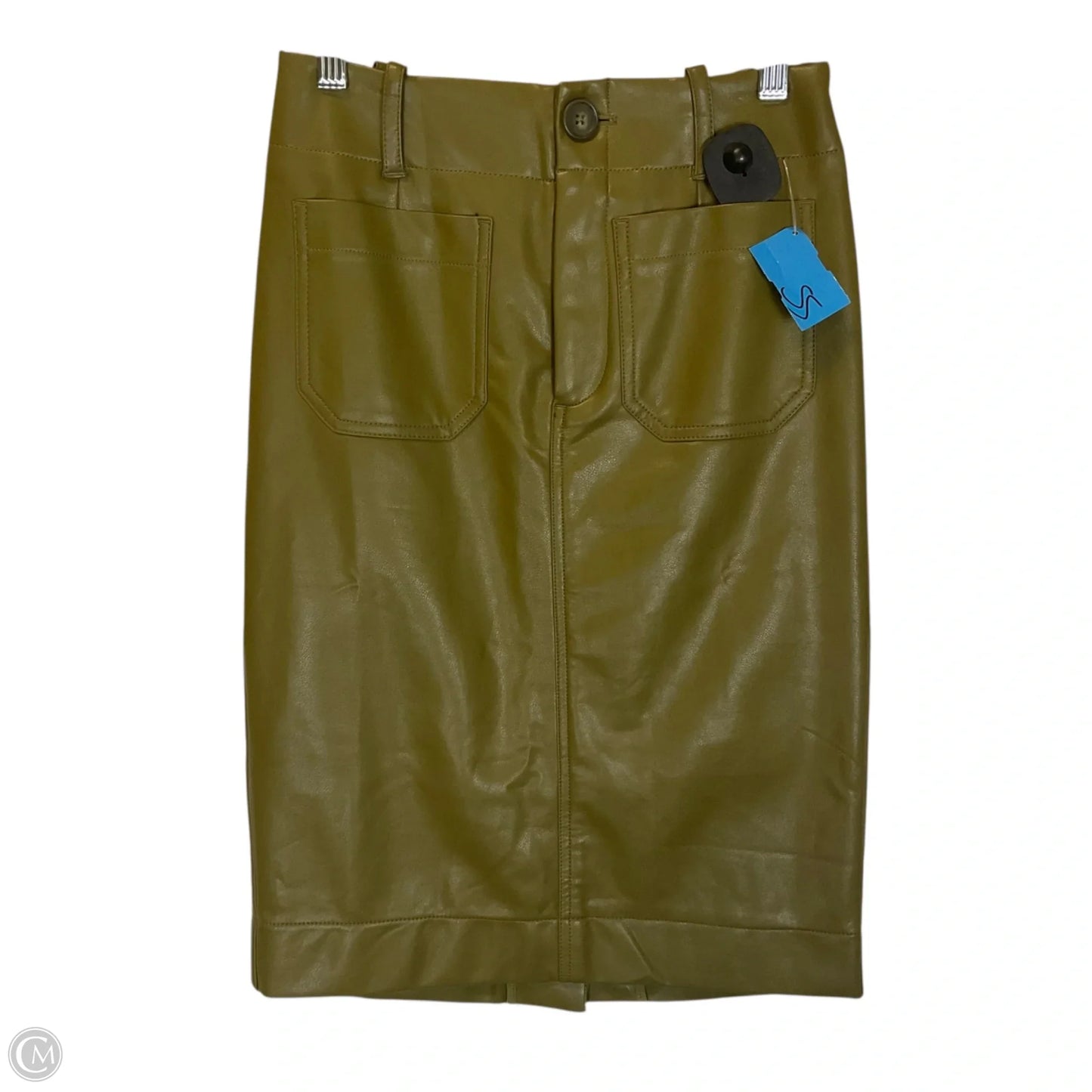 Skirt Midi By Maeve In Green, Size: Xxs