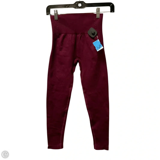 Athletic Leggings By Clothes Mentor In Red, Size: S