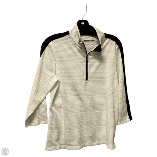 Top Long Sleeve By Chicos In White, Size: M