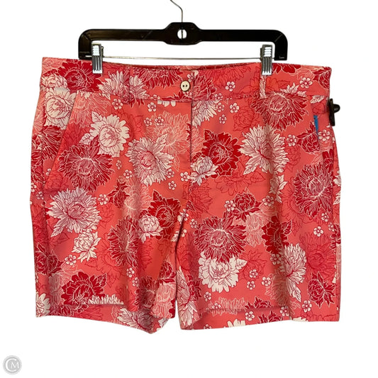 Shorts By Isaac Mizrahi In Red, Size: 16