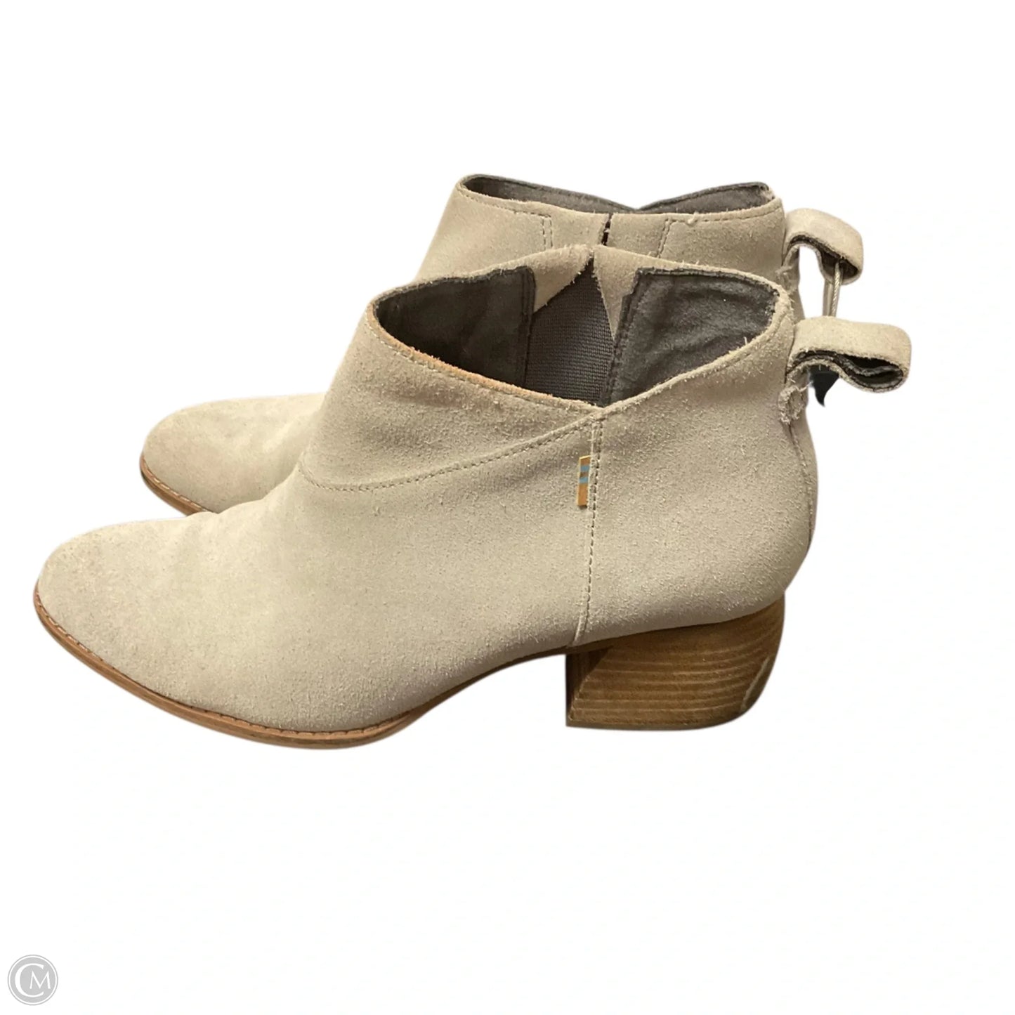 Boots Ankle Heels By Toms In Tan, Size: 7