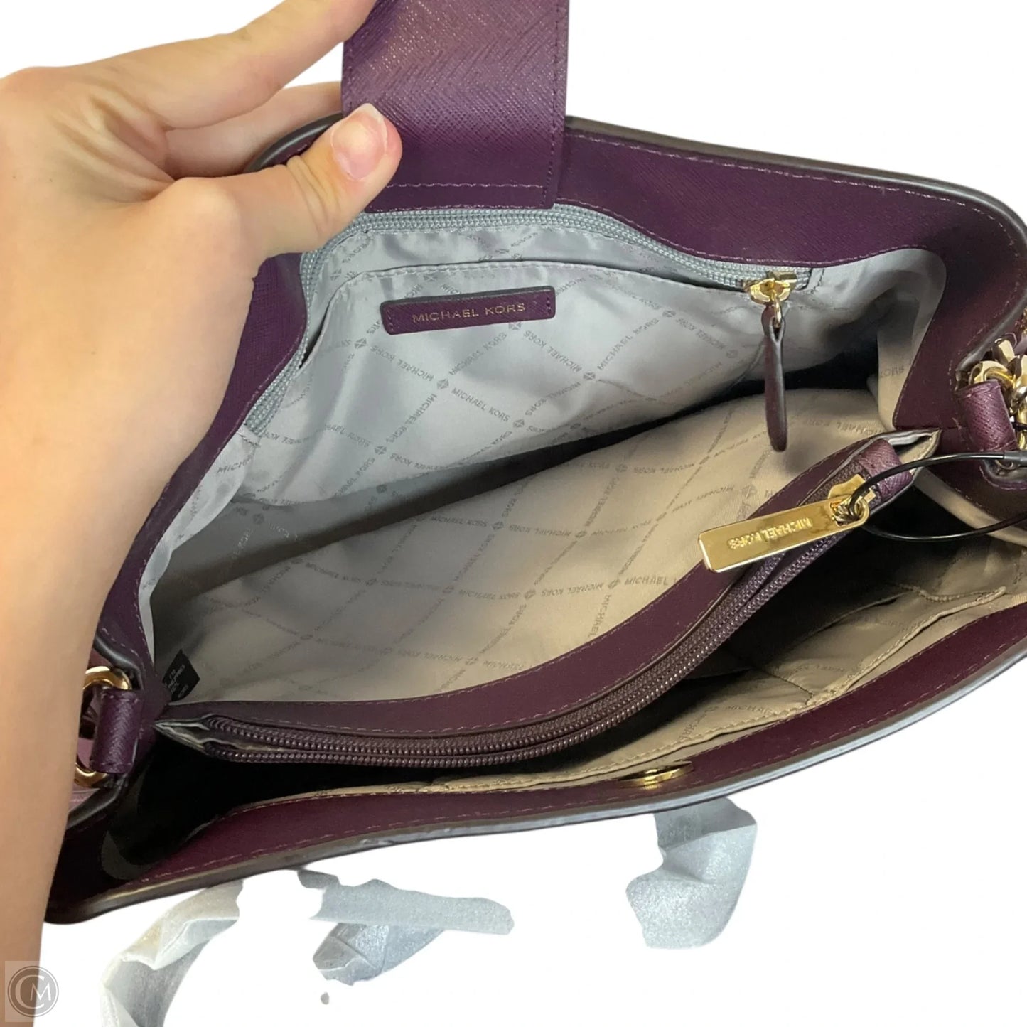 Handbag Designer By Michael Kors, Size: Medium