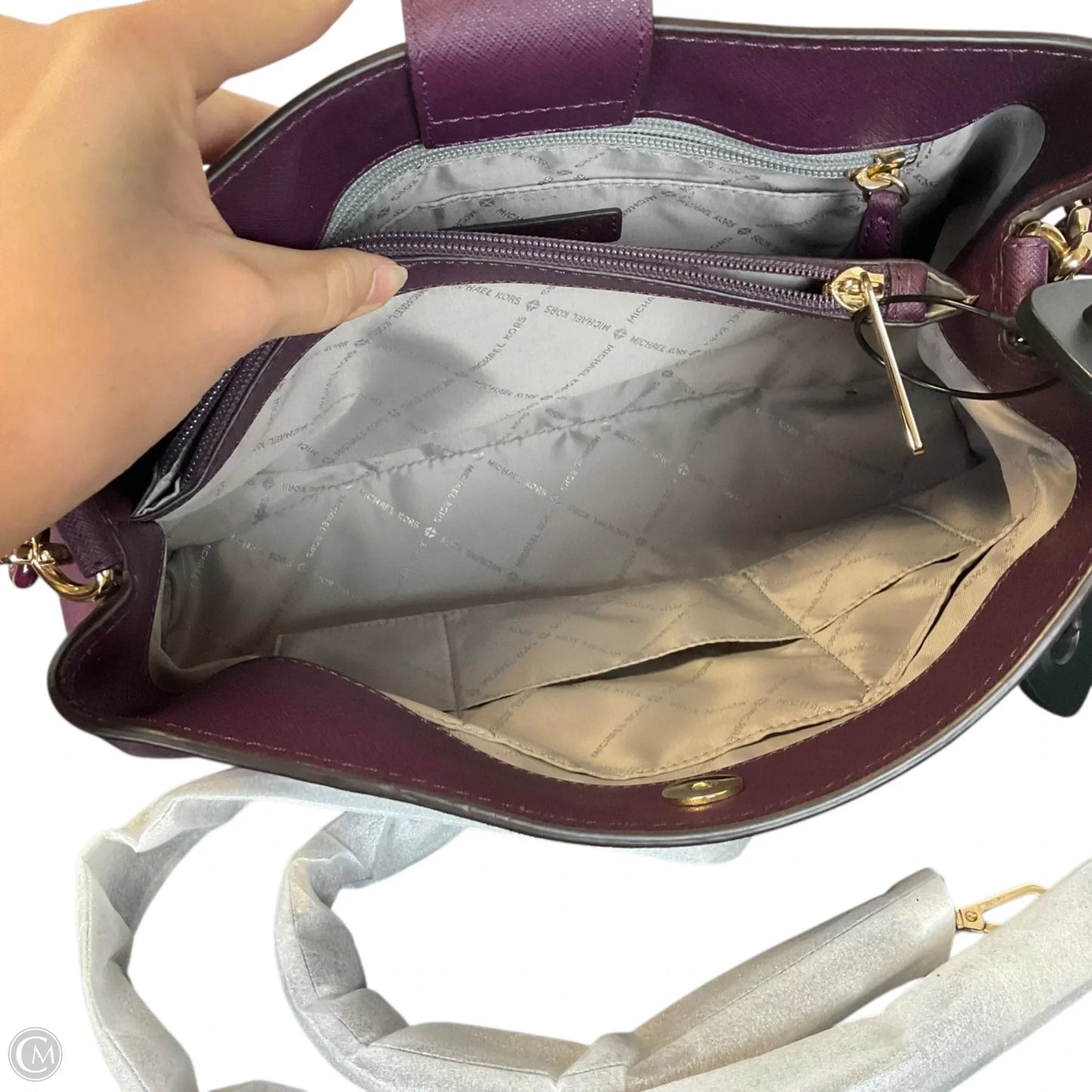 Handbag Designer By Michael Kors, Size: Medium