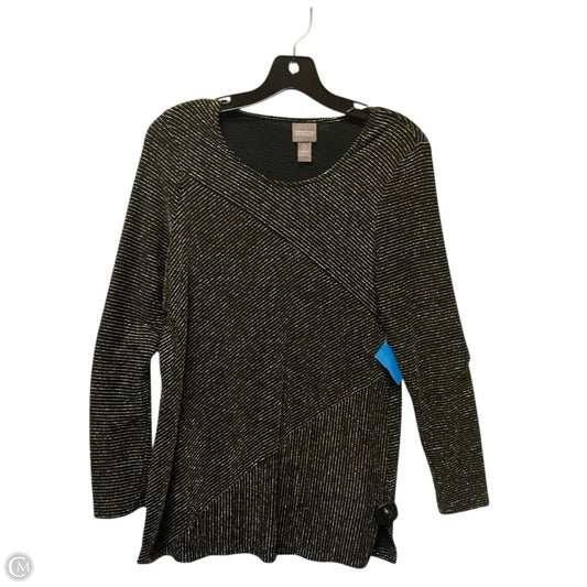 Top Long Sleeve By Chicos In Black, Size: Xs