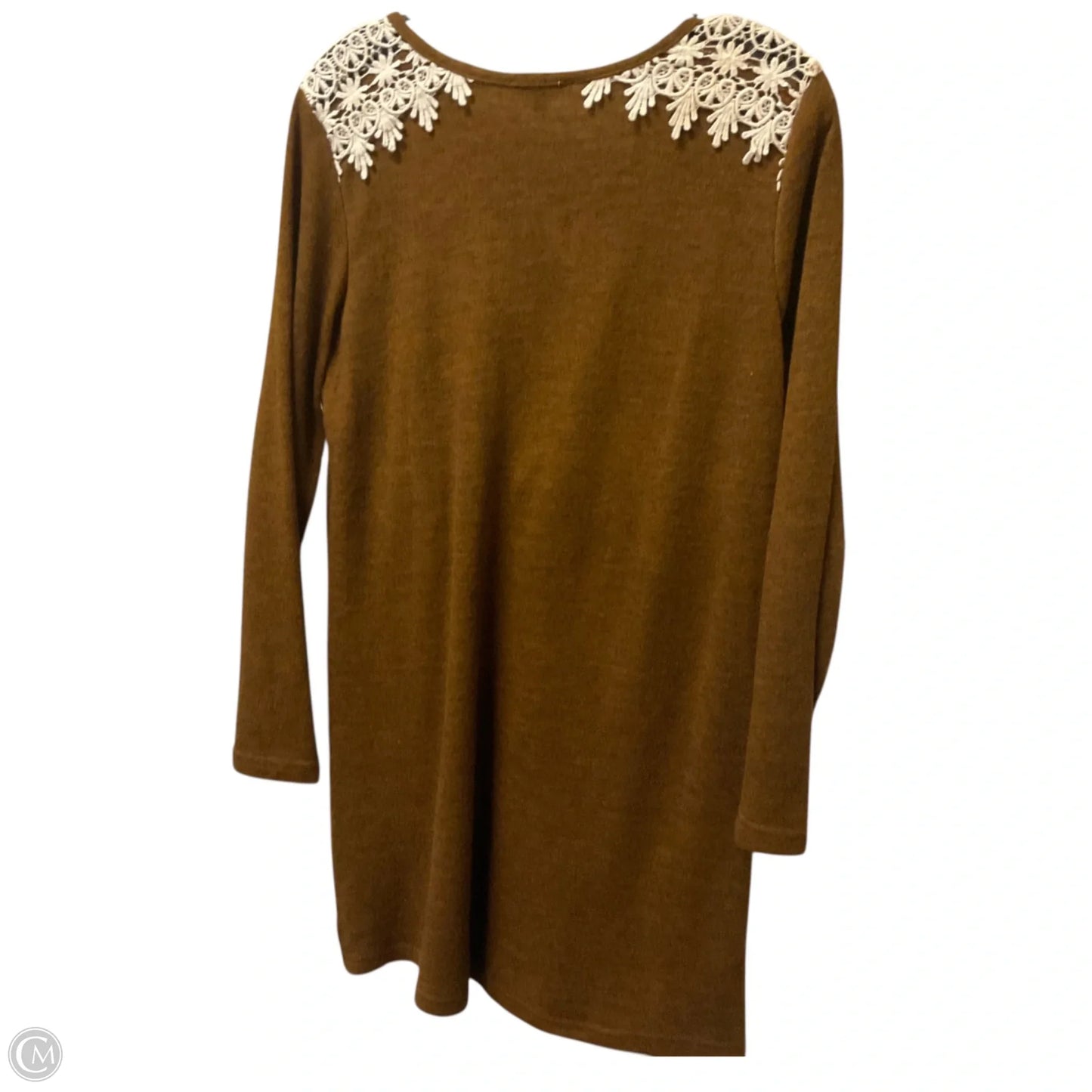 Tunic Long Sleeve By Jodifl In Brown, Size: S