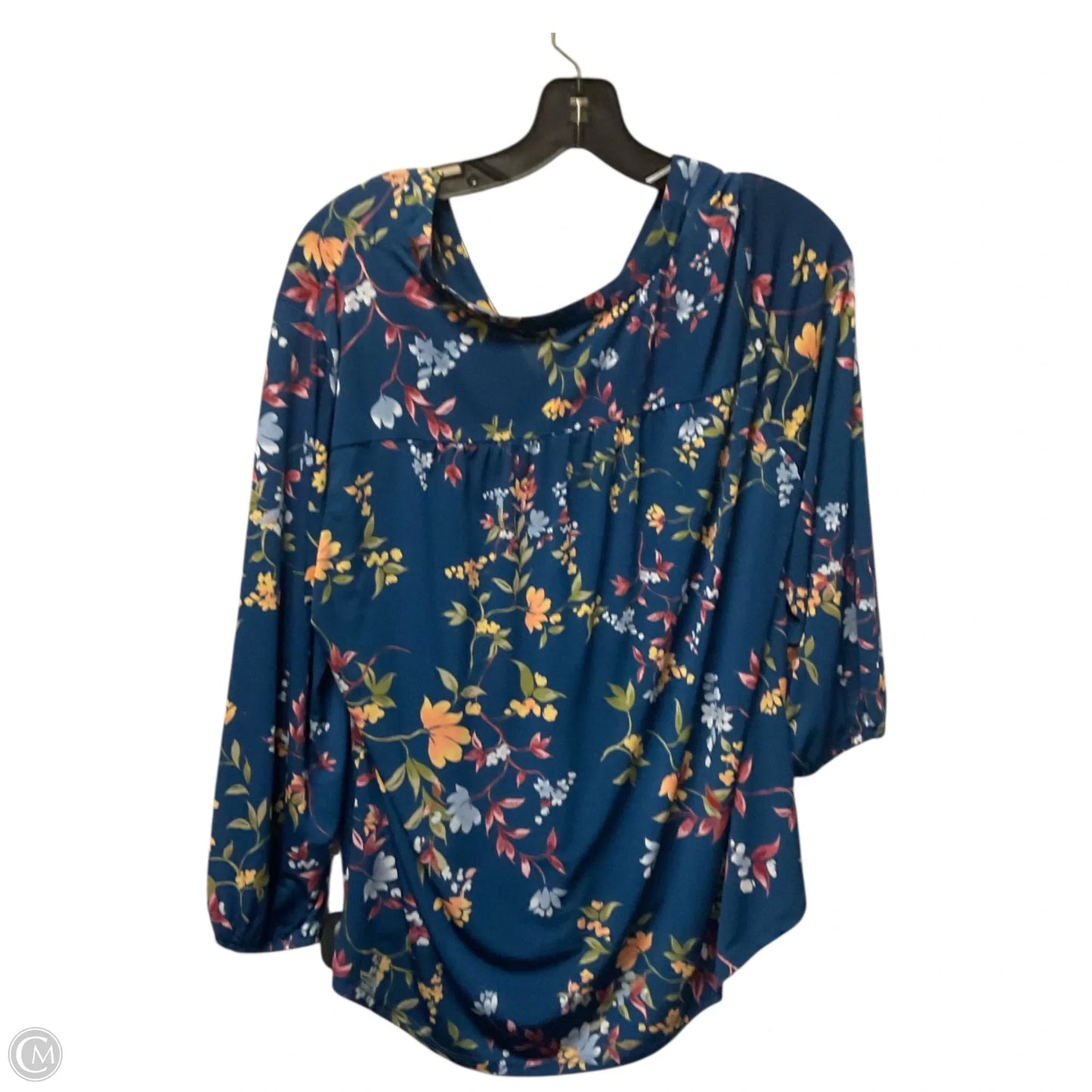 Top Long Sleeve By Vince Camuto In Floral Print, Size: S
