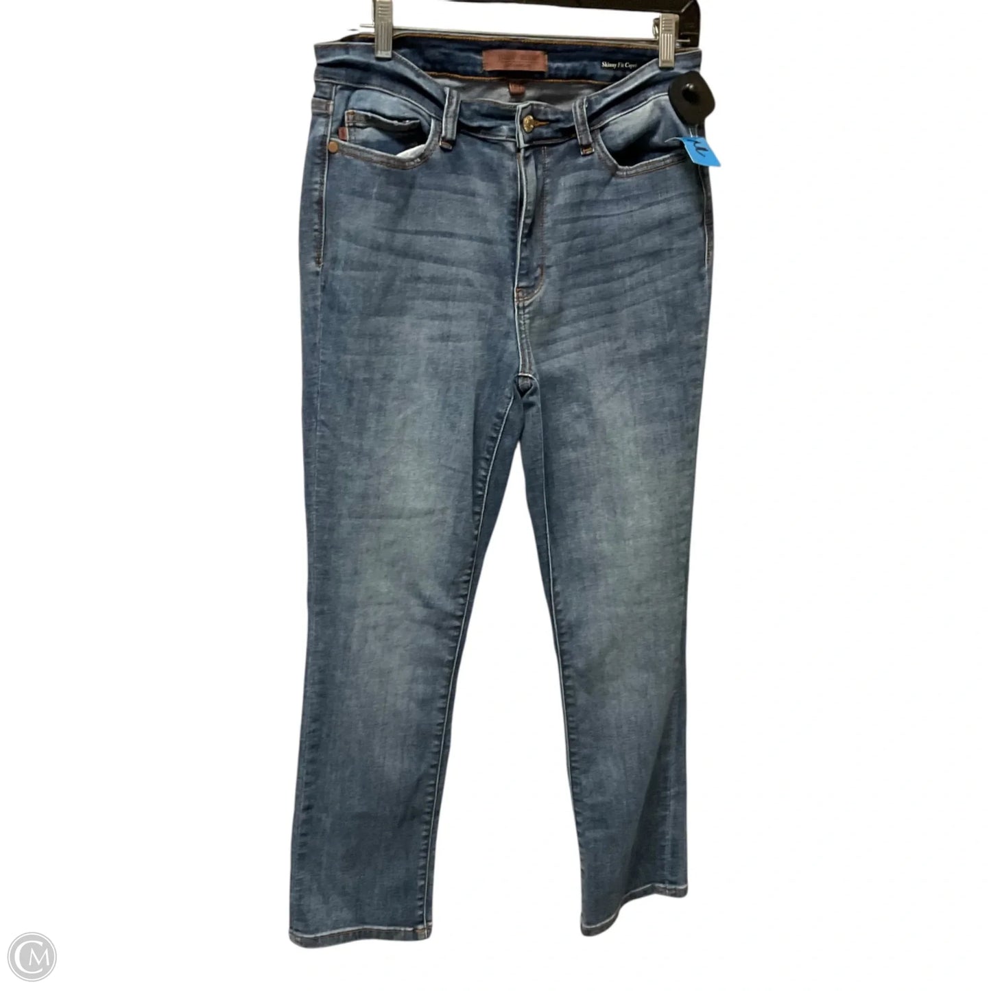 Jeans Skinny By Judy Blue In Blue Denim, Size: 12