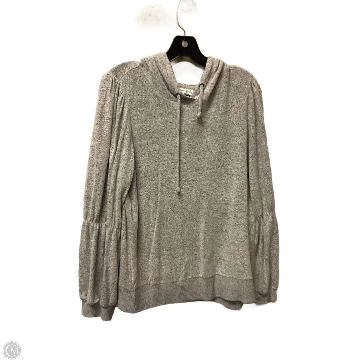 Top Long Sleeve By Wonderly In Grey, Size: M