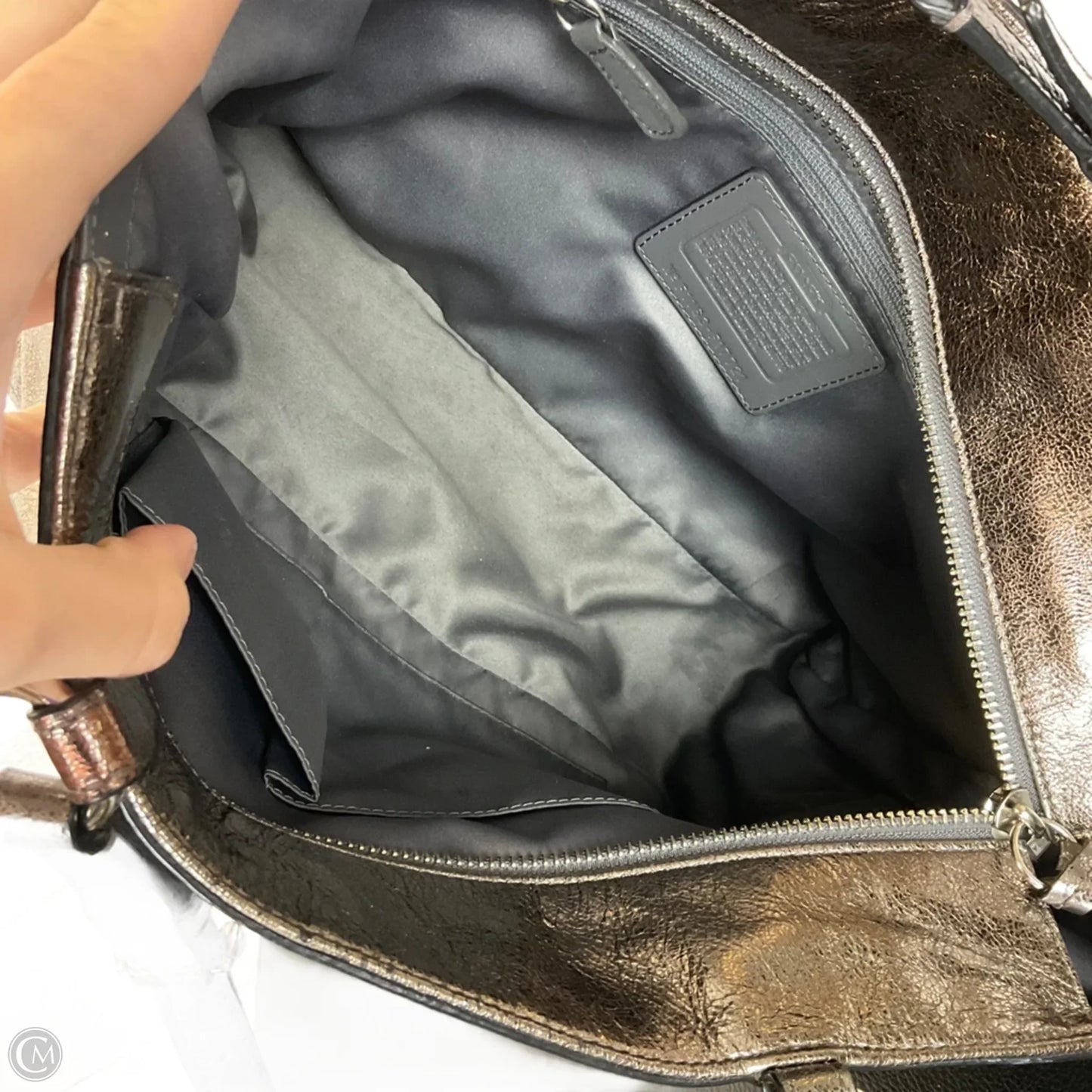 Handbag Designer By Coach, Size: Medium