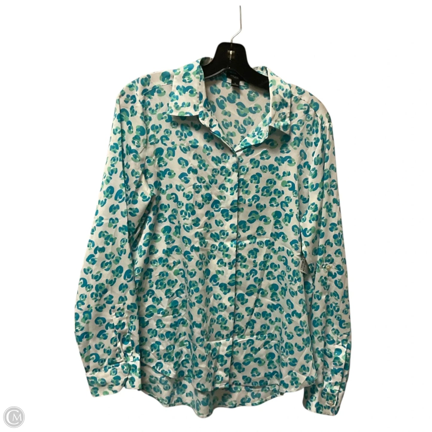 Top Long Sleeve Basic By Ann Taylor In Animal Print, Size: S