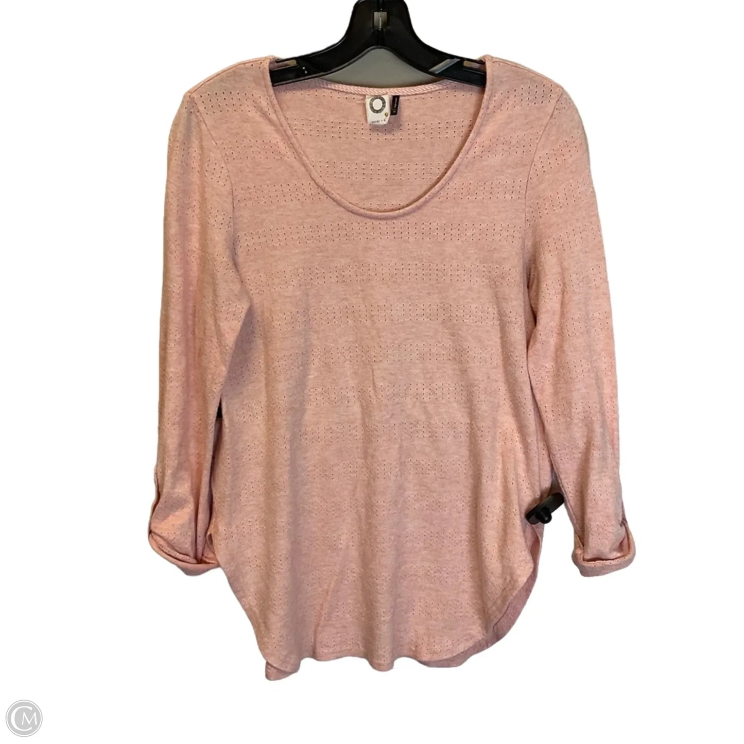Top Long Sleeve Basic By Eri + Ali In Pink, Size: Xs