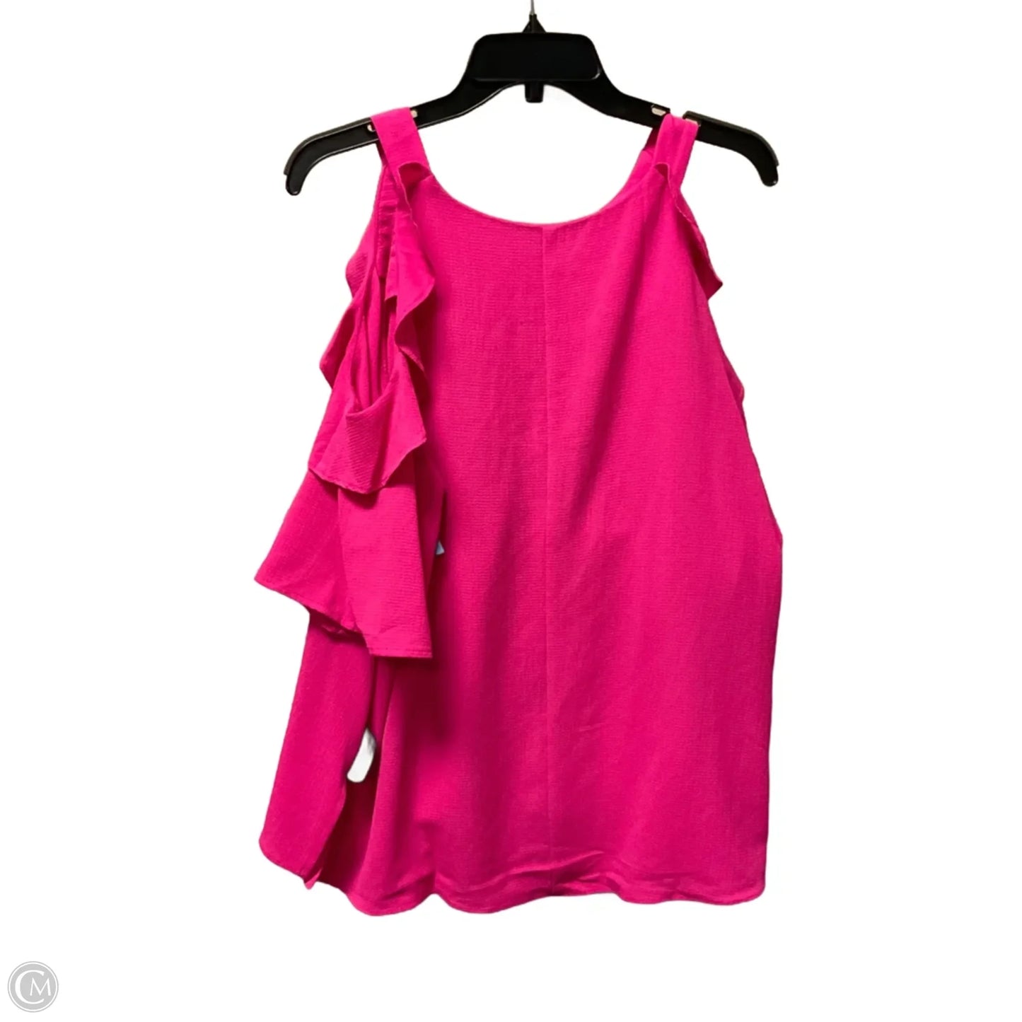 Top Short Sleeve Basic By Umgee In Pink, Size: L