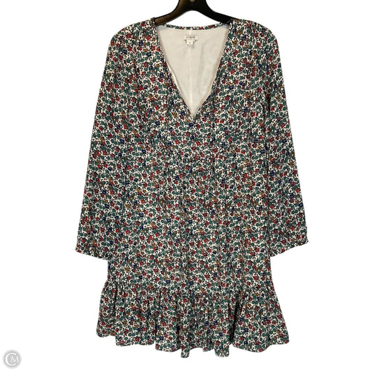 Dress Casual Short By J. Crew In Floral Print, Size: M