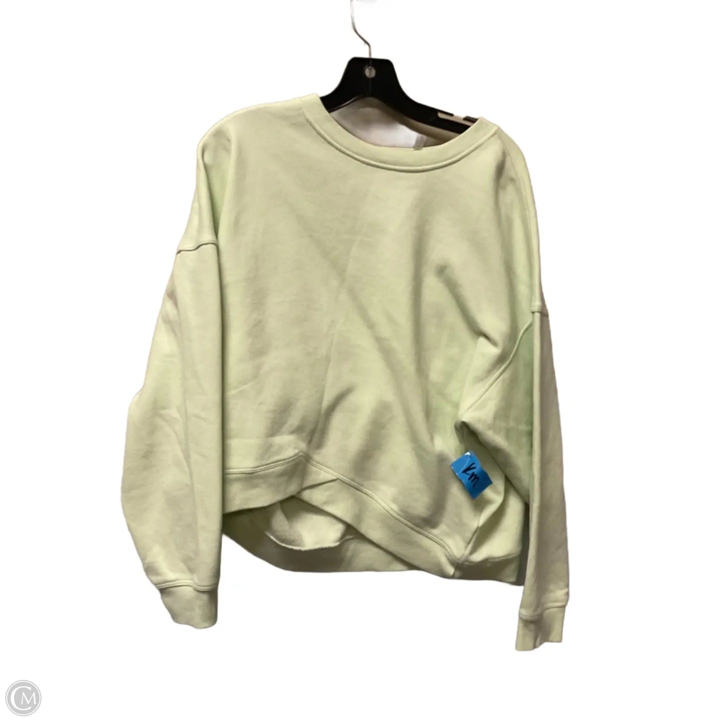 Sweatshirt Crewneck By Calvin Klein Performance In Green, Size: Xl
